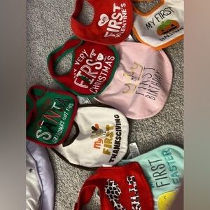 Over 25 baby bibs